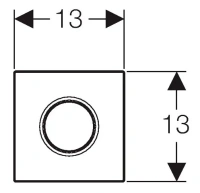 ИК-привод для писсуара Geberit HyTronic Sigma Type 10 116.035.SN.1, черный/нержавеющая сталь - Gidratop.ru изображение