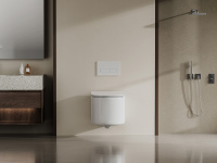 Унитаз ABBER Bequem AC1129 подвесной белый, безободковый, смыв торнадо - Gidratop.ru изображение