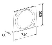 Зеркало с подсветкой Keuco Edition Palais 40096 002000 - Gidratop.ru изображение