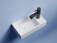 Умывальник подвесной прямоугольный (чаша слева, отверстие под смеситель справа) Element 407x217x100 - Gidratop.ru изображение