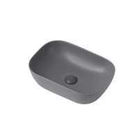 Раковина накладная ABBER Rechteck AC2200MG серая матовая - Gidratop.ru изображение