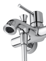 Смеситель для ванны с душем WONZON & WOGHAND TOR, Хром (WW-88037073-CR) - Gidratop.ru изображение