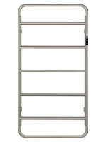 Полотенцесушитель электрический WONZON & WOGHAND WISMAR, Брашированный никель (WW-AL202-BR) - Gidratop.ru изображение