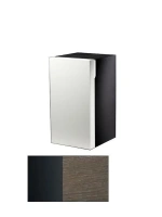 Шкаф Keuco Edition 300 30330 399001 подвесной 35 см, корпус антрацит, фасад шпон дуба, петли слева - Gidratop.ru изображение