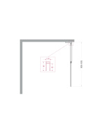 Душевая перегородка BelBagno UNO-L-1-TB-90-FL-Cr - Gidratop.ru изображение