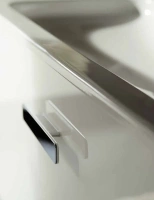 Тумба под раковину Keuco Royal Universe 32790 210001 подвесная 50 см, белый глянцевый, петли слева - Gidratop.ru изображение