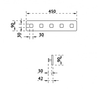 Вешалка ABBER Stein AS1650 белая матовая - Gidratop.ru изображение