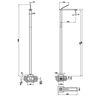 Gessi встраиваемая часть напольного смесителя для раковины - Gidratop.ru изображение