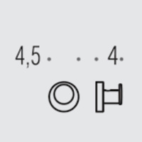 Colombo Plus Крючок, цвет: чёрный матовый - Gidratop.ru изображение