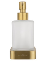 Дозатор мыла WONZON & WOGHAND LOTTE, Брашированное золото (WW-8333-BG) - Gidratop.ru изображение