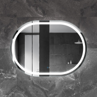 Зеркало со встроенной подсветкой, сенсорным выключателем и подогревом CZR-SPC-GIUBILEO-1100-800-TCH-WARM, 12V, 220-240V, 1100x800x30 - Gidratop.ru изображение