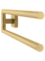 Полотенцедержатель поворотный WONZON & WOGHAND GRAFFITY, Брашированное золото (WW-9331-BG) - Gidratop.ru изображение