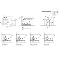 Унитаз 61х39см., приставной, слив универсальный, цвет: белый - Gidratop.ru изображение