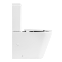 Унитаз-компакт безободковый BelBagno FLAY-R BB2149CPR/BB870SC - Gidratop.ru изображение