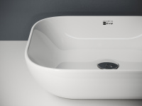 Умывальник чаша ELEMENT накладная прямоугольная 500x395x140мм - Gidratop.ru изображение