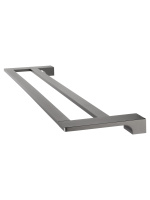 Полотенцедержатель двойной WONZON & WOGHAND ECLIPSE, Темный графит (WW-9111-GM) - Gidratop.ru изображение