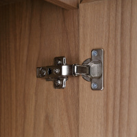 MOLVENO Шкаф подвесной с двумя распашными дверцами с доводчиками, с двумя полками, Noce Chiaro, 400x300x1600, MOLVENO-1600-2A-SC-NC - Gidratop.ru изображение