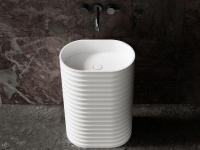 Раковина отдельностоящая ABBER Stein AS2550 белая матовая - Gidratop.ru изображение