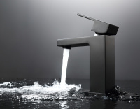 Смеситель ABBER Daheim AF8210B для раковины, черный матовый - Gidratop.ru изображение