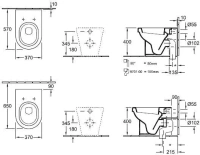 Приставной унитаз Villeroy&Boch Omnia Architectura 5676 10 - Gidratop.ru изображение