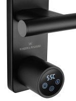 Полотенцесушитель электрический WONZON & WOGHAND NÜRNBERG, Черный матовый (WW-AL344-MB) - Gidratop.ru изображение