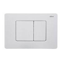 Комплект подвесной унитаз ABBER Rechteck AC1201 белый с инсталляцией AC0105 и кнопкой AC0120MW белая матовая - Gidratop.ru изображение