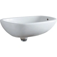 Раковина Geberit Citterio 500.543.01.1, 56 х 40 см, с донным клапаном, белая - Gidratop.ru изображение