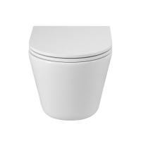 Унитаз подвесной безободковый с сиденьем CEZARES LINER CZR-38083-49-TH-TOR/SC - Gidratop.ru изображение