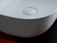 Умывальник чаша накладная прямоугольная (цвет Белый Матовый) Element 455x325x135мм - Gidratop.ru изображение