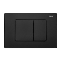 Комплект подвесной унитаз ABBER Bequem AC1100T белый с инсталляцией AC0105 и кнопкой AC0120MB черный матовый - Gidratop.ru изображение