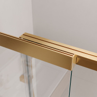 Душевая шторка на ванну с фиксированным креплением одной створки CEZARES SLIDER-FIX-VF-11-90/150-C-BORO - Gidratop.ru изображение