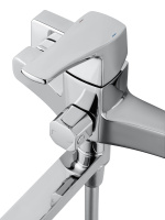 Смеситель для ванны WONZON & WOGHAND FLEX, Хром (WW-639906-CR) - Gidratop.ru изображение