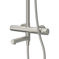 RELAX-CVD-IN Душевая стойка со смесителем и изливом, сатин - Gidratop.ru изображение