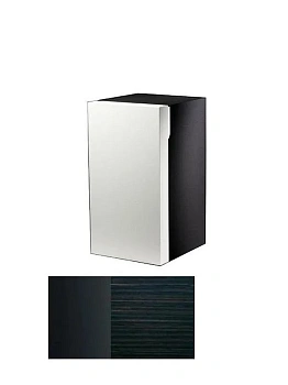 Шкаф Keuco Edition 300 30330 392401 подвесной 35 см, корпус антрацит, фасад шпон эбано, петли слева