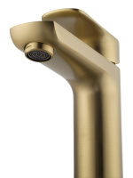 Смеситель для раковины WONZON & WOGHAND Line, Брашированное золото (WW-A40732-BG) - Gidratop.ru изображение