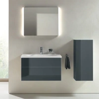 Шкаф Keuco Royal Reflex 34020 110002 подвесной 35 см, антрацит, петли справа - Gidratop.ru изображение