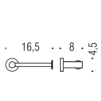 Colombo Plus Держатель для туалетной бумаги, открытый, металлический, цвет: PVD нержавеющая сталь - Gidratop.ru изображение
