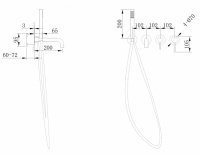 Смеситель ABBER Wasser Kreis AF8130G для ванны скрытого монтажа, золото матовое - Gidratop.ru изображение