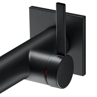 Смеситель Keuco Ixmo Pure 59516372102 для раковины, цвет черный матовый - Gidratop.ru изображение