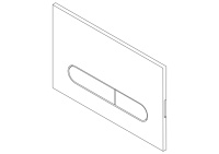 Кнопка смыва PROSPERO, цвет-брашированное золото, CZR/BB-PR-BORO - Gidratop.ru изображение