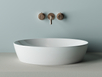 Умывальник чаша накладная овальная Element 610x410x150мм - Gidratop.ru изображение