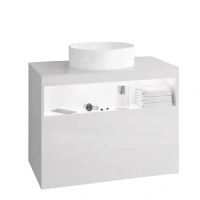 Тумба под раковину Keuco Stageline 32853300000, 65 см, 1 ящик, цвет белый - Gidratop.ru изображение