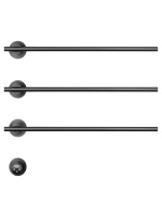 Полотенцесушитель электрический встраиваемый WONZON & WOGHAND DORTMUND, Темный графит (WW-A363-GM) - Gidratop.ru изображение