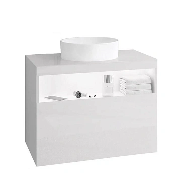 Тумба под раковину Keuco Stageline 32853300000, 65 см, 1 ящик, цвет белый