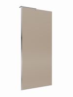 Душевая перегородка BelBagno UNO-L-1-TB-90-BR-Cr - Gidratop.ru изображение