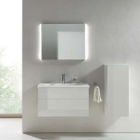 Шкаф Keuco Royal Reflex 34020 210001 подвесной 35 см, белый глянцевый, петли слева - Gidratop.ru изображение