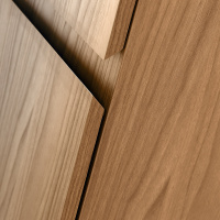 MOLVENO Шкаф подвесной с двумя распашными дверцами с доводчиками, с двумя полками, Noce Chiaro, 400x300x1600, MOLVENO-1600-2A-SC-NC - Gidratop.ru изображение