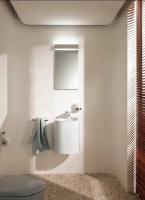 Зеркало с подсветкой Keuco Elegance New 11697 011500, горизонтальный светильник, белый, 36*70,5*6,6 см - Gidratop.ru изображение