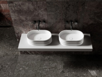 Раковина накладная ABBER Stein AS2650 белая матовая - Gidratop.ru изображение