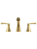 Смеситель для раковины на 3 отверстия WONZON & WOGHAND FLEX, Брашированное золото (WW-88083095-BG) - Gidratop.ru изображение